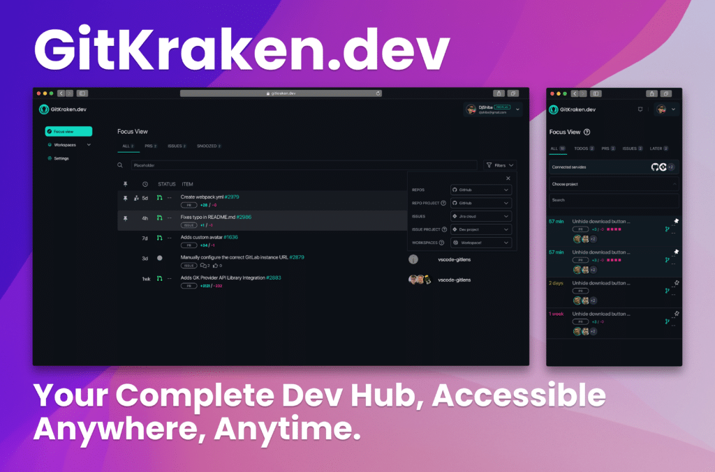 GitKraken.dev: Productivity, Collaboration, & Admin Controls