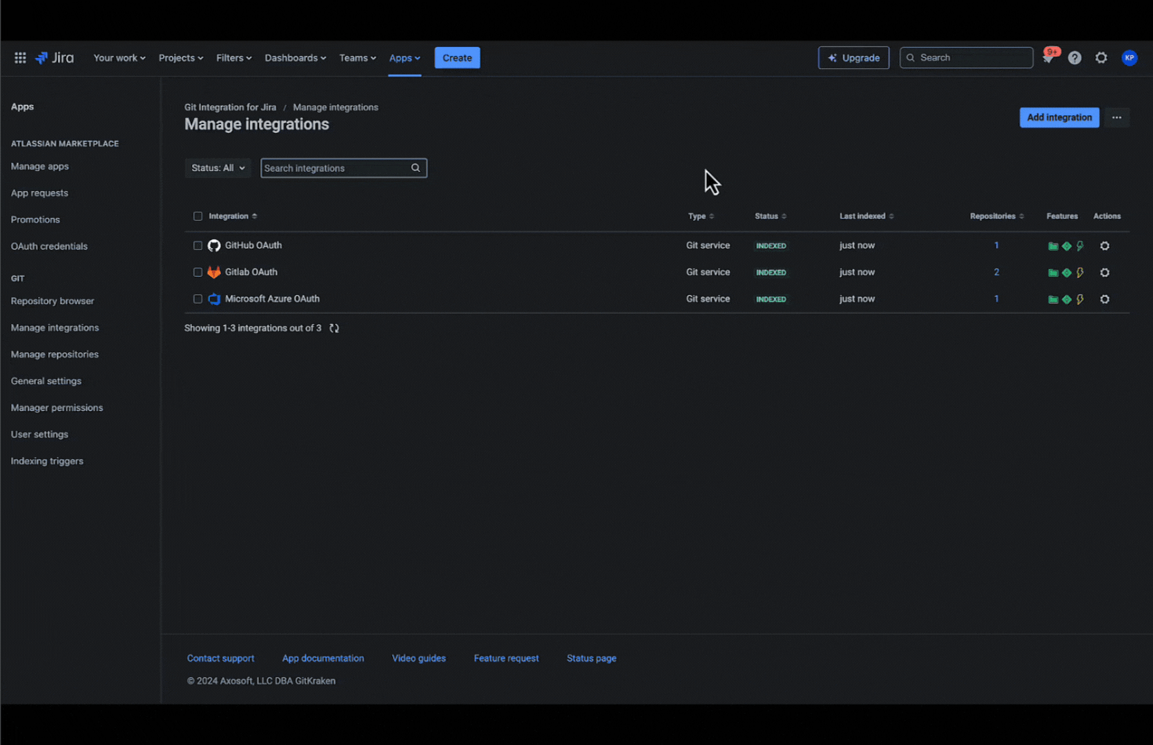 Integrating Jira and Azure DevOps with Git Integration for Jira