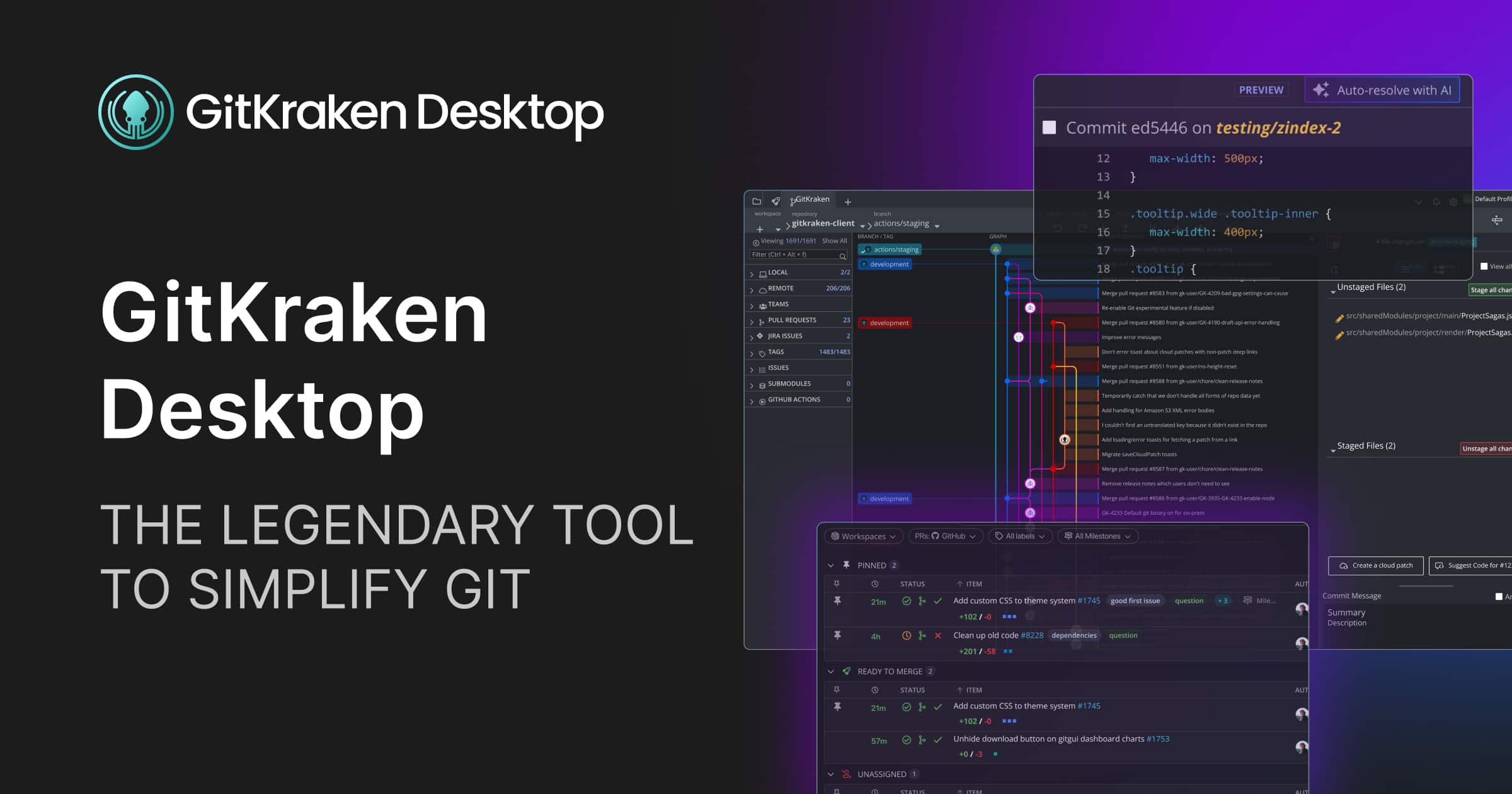 GitKraken  Desktop, The Legendary Tool to Simplify git