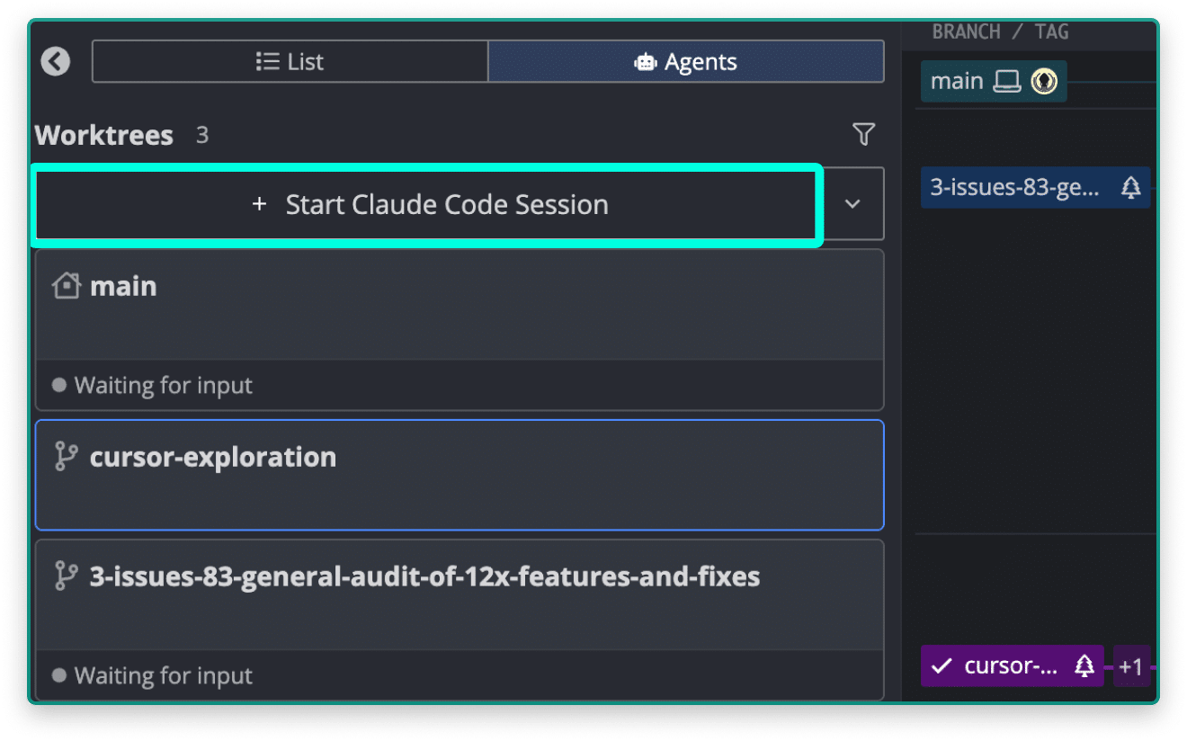 Start and manage agent sessions from GitKraken Desktop