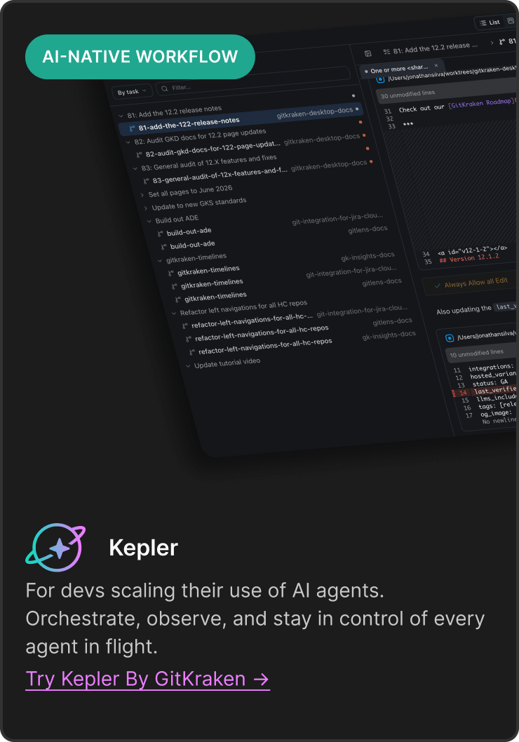 Kepler by GitKraken